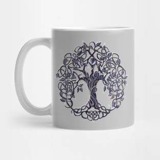 Tree of life Silver Mug